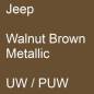 Preview: Jeep, Walnut Brown Metallic, UW / PUW.